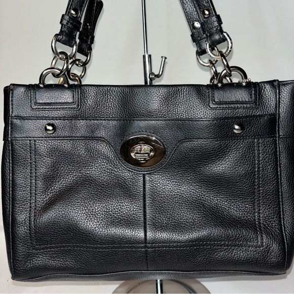 Coach Penelope Pebble Leather Carryall  Shoulder Bag F16531 - Picture 13 of 14